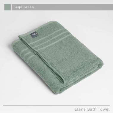 Handuk Mandi - Elane Towel 70x130 cm - LAZY Sunday Sage Green