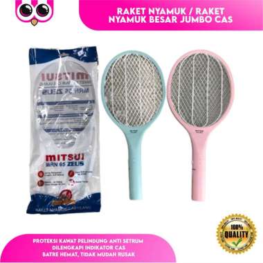 RAKET NYAMUK / RAKET NYAMUK BESAR JUMBO CAS / PEST CONTROL MOSQUITO