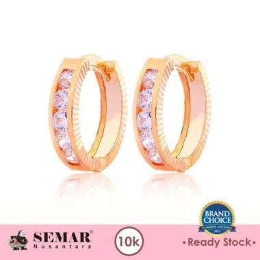 Anting Emas Jepit Listic Glow And Shine Gold 10K Semar Nusantara