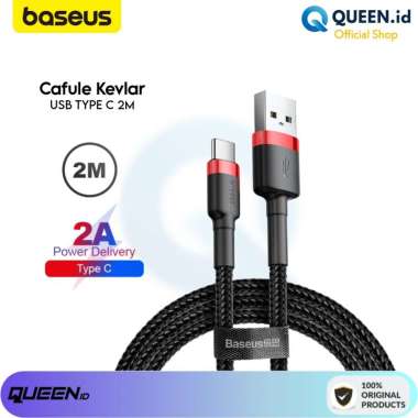 Baseus TYPE C 2M / Kabel Data Charger TYPE C 2M Baseus Kevlar Cafule 200cm multicolor