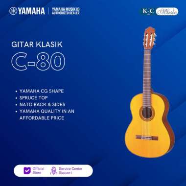 Yamaha C80 Gitar Klasik Coklat