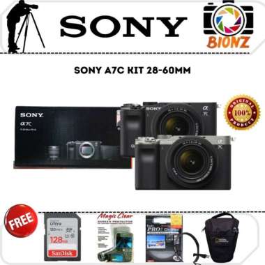 KAMERA SONY A7C KIT FE 28-60MM / SONY A7C KIT 28-60MM MIRORLESS KAMERA ONLY KIT 28-60MM
