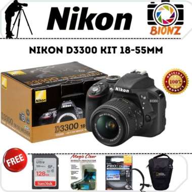 KAMERA NIKON D3300 KIT 18-55MM KAMERA ONLY KIT 18-55MM