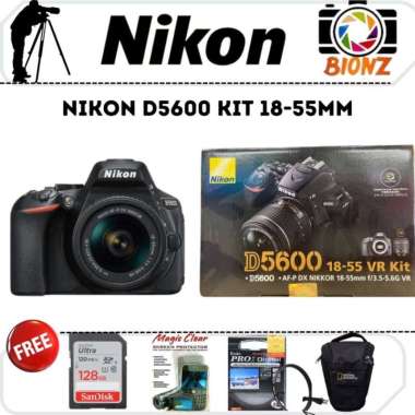 KAMERA NIKON D5600 KIT 18-55MM KAMERA ONLY KIT 18-55MM