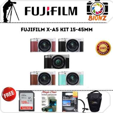 Fujifilm X-A5 Kamera Mirrorless APS-C 24.2MP, Lensa Mount Fujifilm X