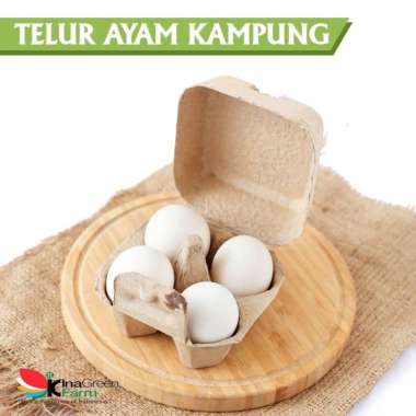 Telur Ayam Kampung Premium Omega 3 Inagreen Farm Bandung 10 Pcs