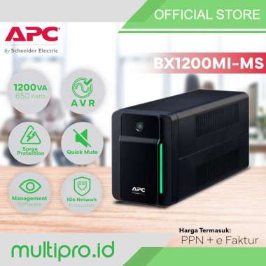 UPS APC Back UPS BX 1200VA 650W BX1200MI-MS