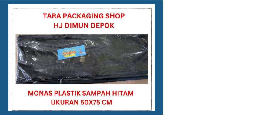KANTONG PLASTIK SAMPAH HITAM uk 50 x 75 CM