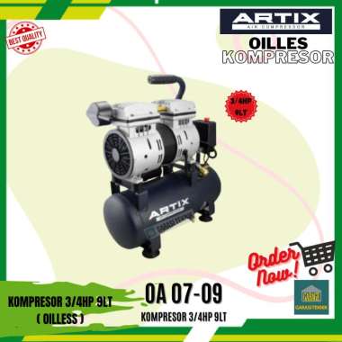 Mesin Kompresor Angin Artix OA07-09 9L Oil Less+Mesin Kompresor murah