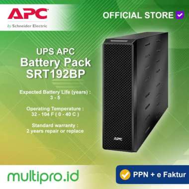 UPS APC SRT192BP Smart-UPS SRT 192V 5kVA and 6kVA Battery Pack