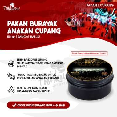 PELET IKAN CUPANG BETTA FISH - FRY UNTUK ANAKAN CUPANG