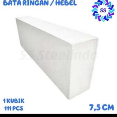 Hebel Bata Batako Ringan 20x60 20 x 60 mm 7.5 10 cm per bh bj 1bh