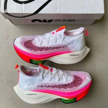 Nike Air Zoom Alphafly Next% Flyknit White Pink || tokyo 1 rawdacious