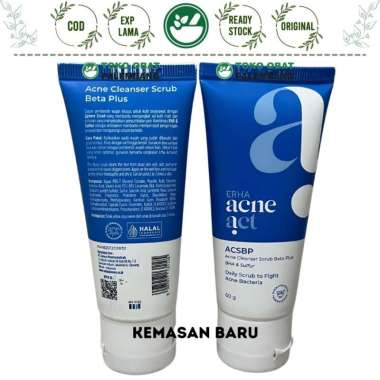 ERHA ACNEACT ACSBP 60 GRAM Sabun Jerawat Acne Facial Wash SULFUR BHA
