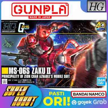 HG MS-06S Char Aznable Zaku II Custom - HGUC Revive BANDAI
