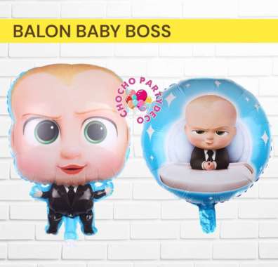 Balon BABY BOSS / Balon Foil Baby Boss Sedang Baby Boss