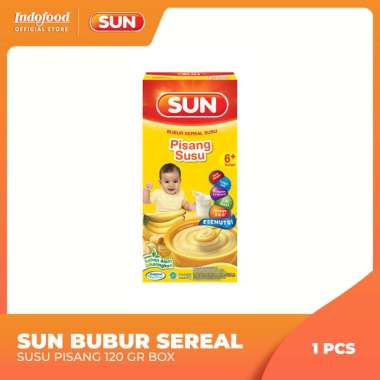 Sun Bubur Sereal Susu Pisang 120 gr Box