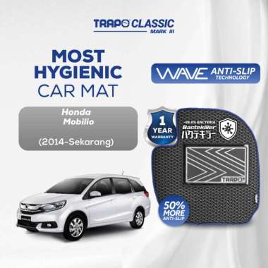 TRAPO Karpet Mobil EVA Premium Honda Mobilio (2014-Sekarang) Black