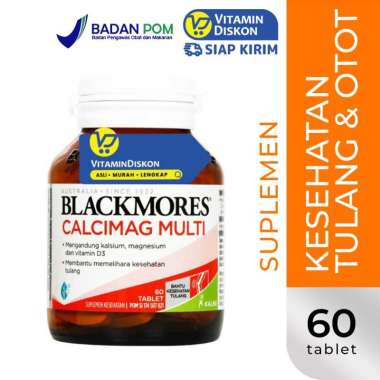 Blackmores Suplemen Tulang Dan Otot Calcimag Multi Bpom Kalbe - 60 Tab