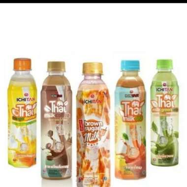 Ichitan Thai Milk 310 ml 1 dus isi 24 pcs Green Tea / Coffee / brown sugar Brown Sugar