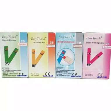 Easy Touch Strip Alat Cek Asam Urat , Gula Darah, Kolestrol ASAM URAT