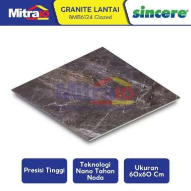 Sincere Granite Lantai 8MB6124 60x60 Cm Glossy Hitam