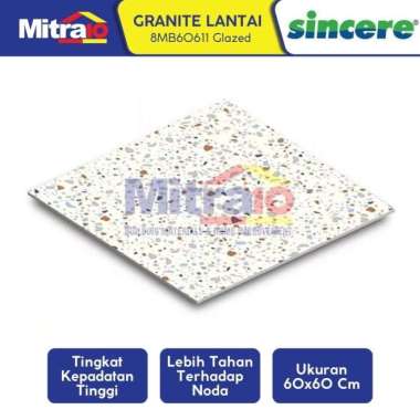 Sincere Granite Lantai 8MB60611 Glossy 60x60 Cm Putih