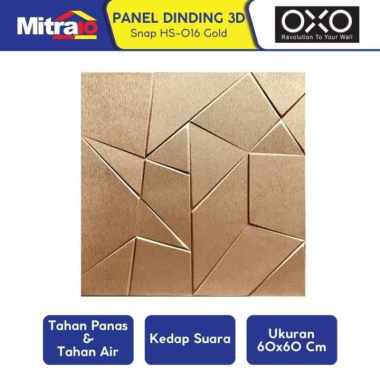 Oxo Panel Dinding 3D Snap HS-016 60x60 Cm Gold