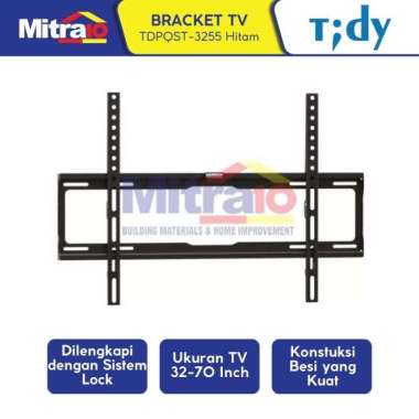 Tidy Bracket TV TDPQST-3255 32-70 Inch Hitam