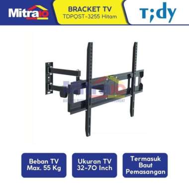 Tidy Bracket TV TDPQST-AT65/03 BG Full Motion