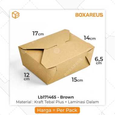 Lunch Box, Box Makanan, Dus Snack, Dus Kue, Snack Box - LB171465