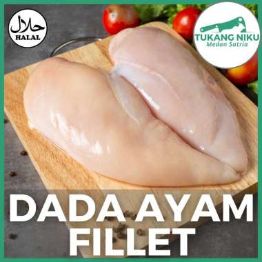 DADA FILLET AYAM - HALAL DAGING TANPA TULANG KULIT SEGAR FROZEN BONELESS FILET FRESH BEKU POTONG POL