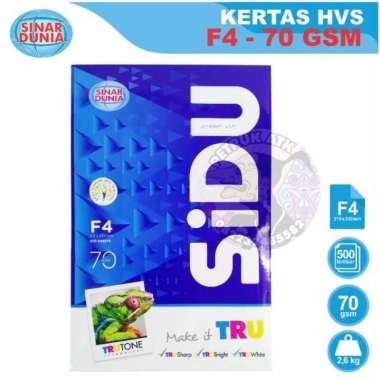 [RIM] KERTAS HVS SINAR DUNIA SIDU FOLIO F4 70 GRAM