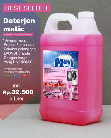 Deterjen cair laundry ekonomis pink