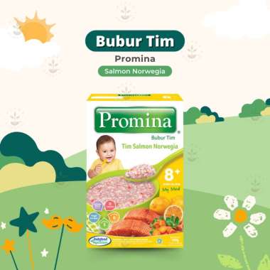 Promina Bubur Bayi - Promina Bubur Tim - MPASI Bayi - Makanan Bayi Salmon Norwegia