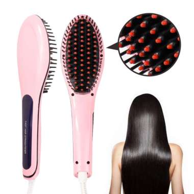 Sisir Catokan Elektrik Ion Pelurus Rambut