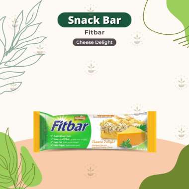 Fitbar Multigrain 22 gr - Fit Bar Snack Rendah Kalori - Snack Diet Cheese Delight