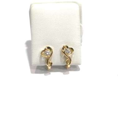 Anting Hati Love Emas Kuning 700