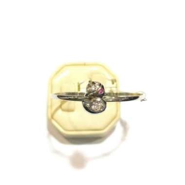 Gelang Anak Bebek Duck Emas Putih 750