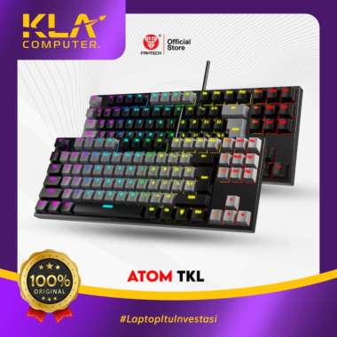 Fantech ATOM MK876 TKL RGB Mechanical Keyboard Gaming Blue Switch Black