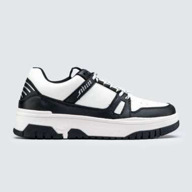 Sepatu Sneakers Johnson - Sirius White Black 43