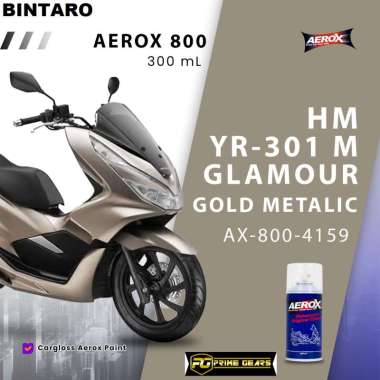 Cat Semprot Aerox HM YR-301 M Glamour Gold Metalic - BINTARO Glamour Gold Metalic