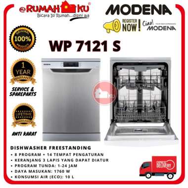 MODENA WP 7121 S DISHWASHER ABU ABU