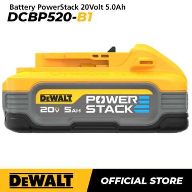 Dewalt Powerstack Battery / Dewalt Baterai 20V 5.0Ah DCBP520