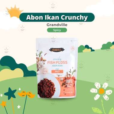 Grandville Abon Ikan Spicy - Abon Ikan Crunchy Spicy 100 gr