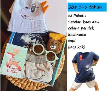 Hampers Ultah Kado Hadiah Ulang Tahun Anak Laki-laki 3-5 Tahun 3 Tahun