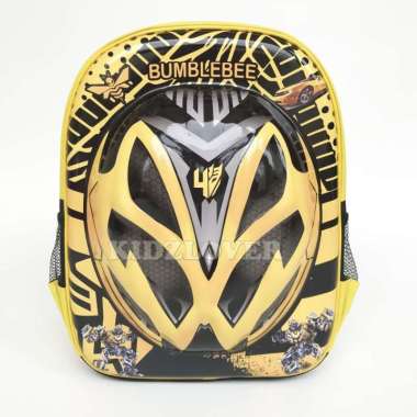 TAS 3D RANSEL ANAK SEKOLAH TK SD KARAKTER TRANSFORMER BUMBLEBEE