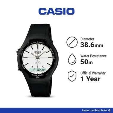 Casio AW-90H-7EVDF Jam Tangan Pria Analog Digital