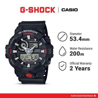 G-Shock GA-700-1ADR-BSK Jam Tangan Pria Analog Digital Casio