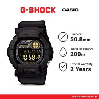 G-Shock GD-350-1BDR-BSK Jam Tangan Pria Digital Casio